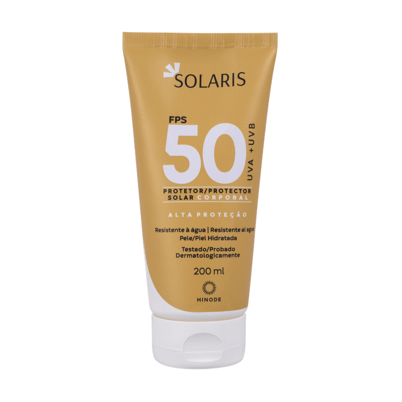 Solaris Protector solar corporal UVA y UVB SPF 50 200ml