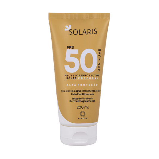 Protetor Solar Corporal Solaris UVA e UVB FPS 50 200ml